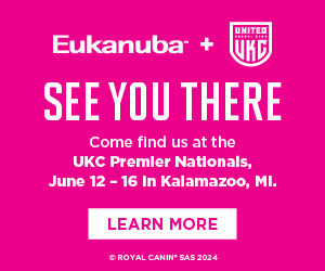 Eukanuba + United Kennel Club | See you there. Come find us at the UKC Premier Nationals, June 12 - 16 in Kalamazoo, MI. Learn More