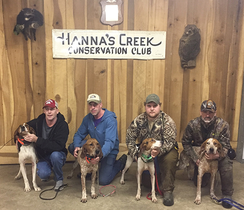 Hannah's Creek Conservation Club Super Slam Winners