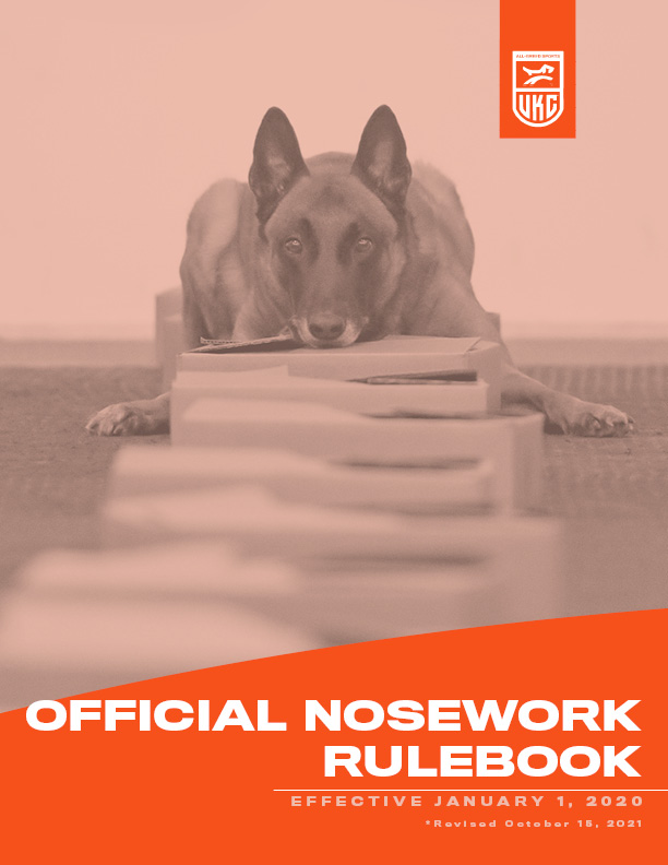 UKC Nosework Rulebook