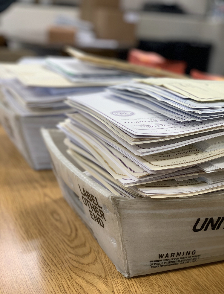UKC paperwork ready to process