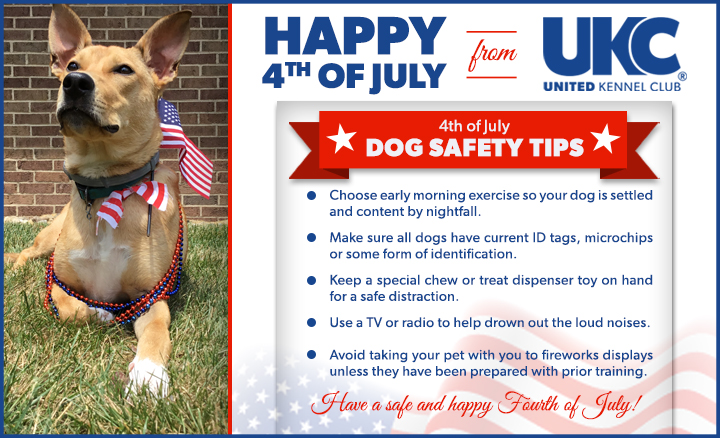 UKC office closed July 4