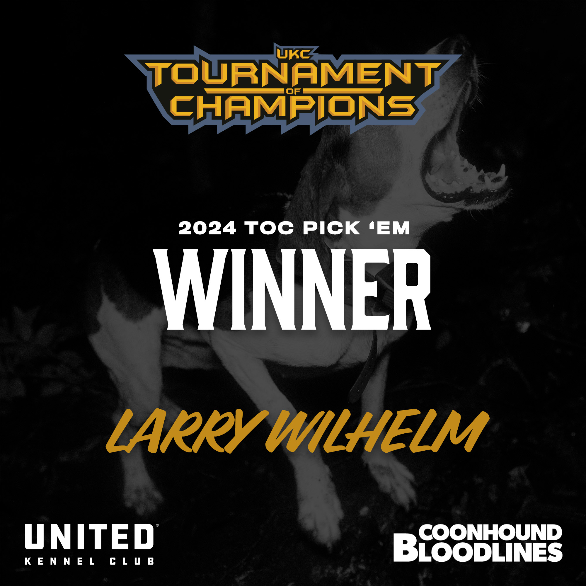 2024 Tournament of Champions Pick Em Winner