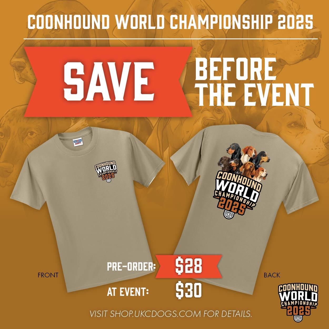 Coonhound World Tee 2025