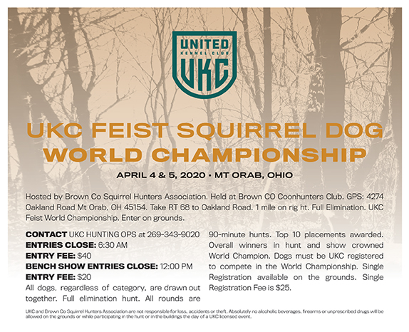 ukc squirrel hunts