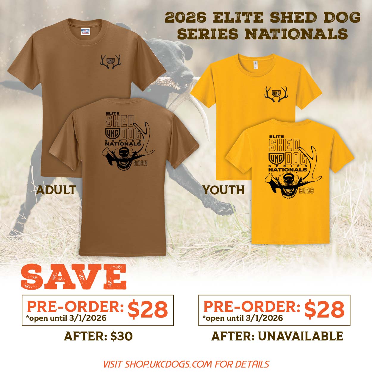 Shed Dog Nationals 2026 Merchandise Pre-Order
