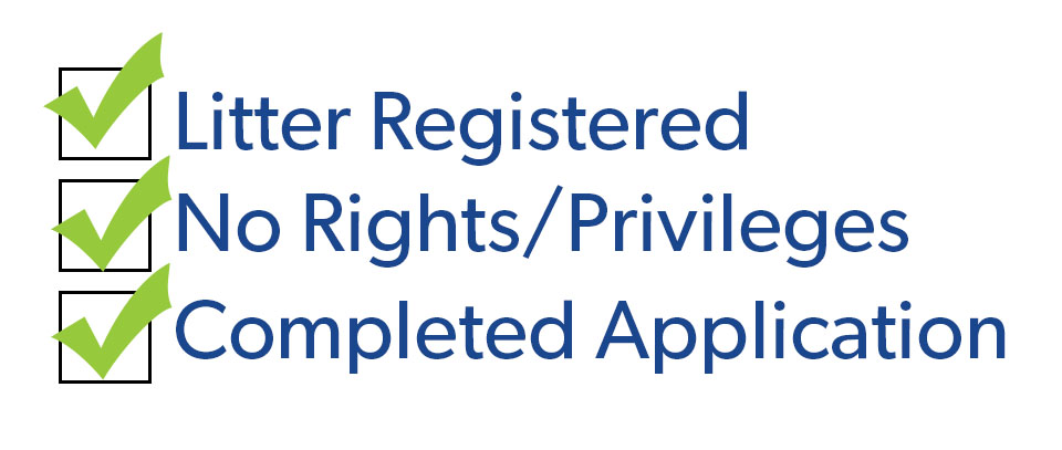 UKC Permanent Registration Checklist