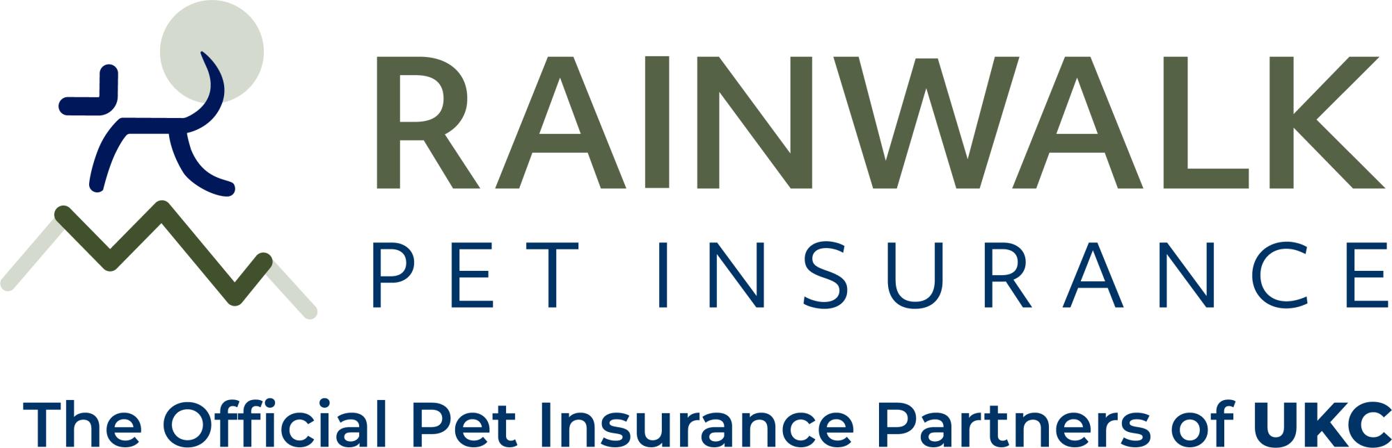 Rainwalk official pet insurance parter of UKC